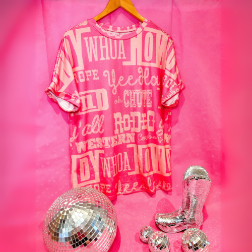 Hot Pink Rodeo Tee