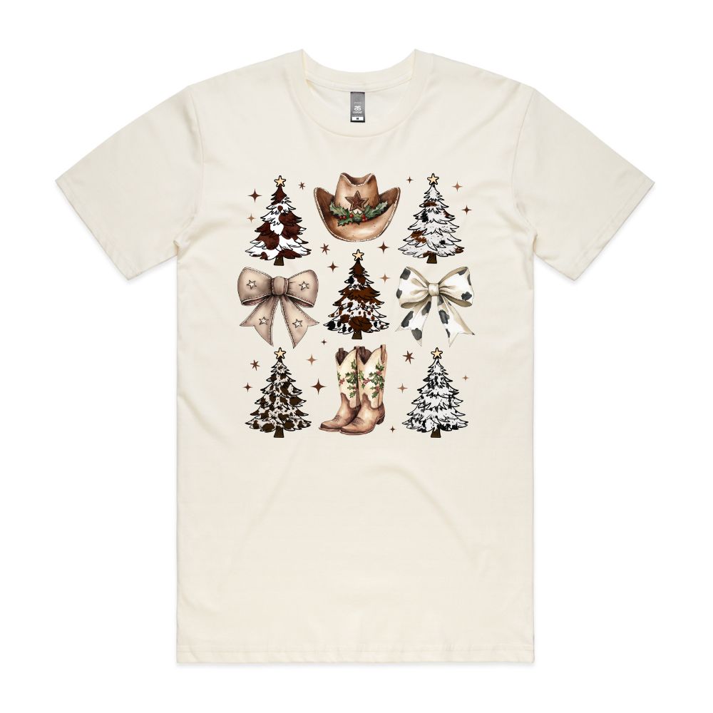 Cowgirl Coquette Christmas Tee