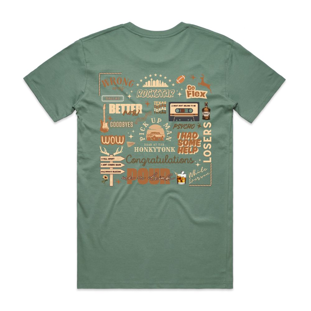 Postie Set List Tee