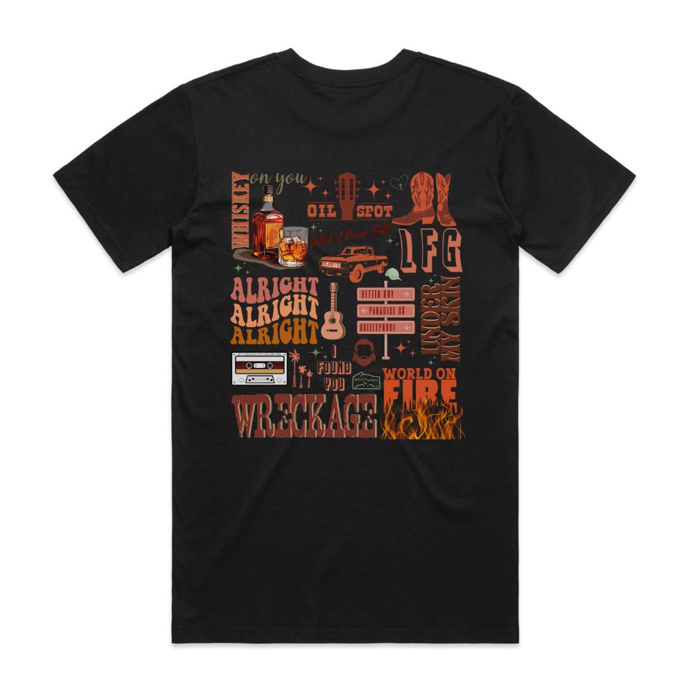 Nate Smith Set List Tee
