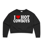 I Heart Hot Cowboys Crop Crew