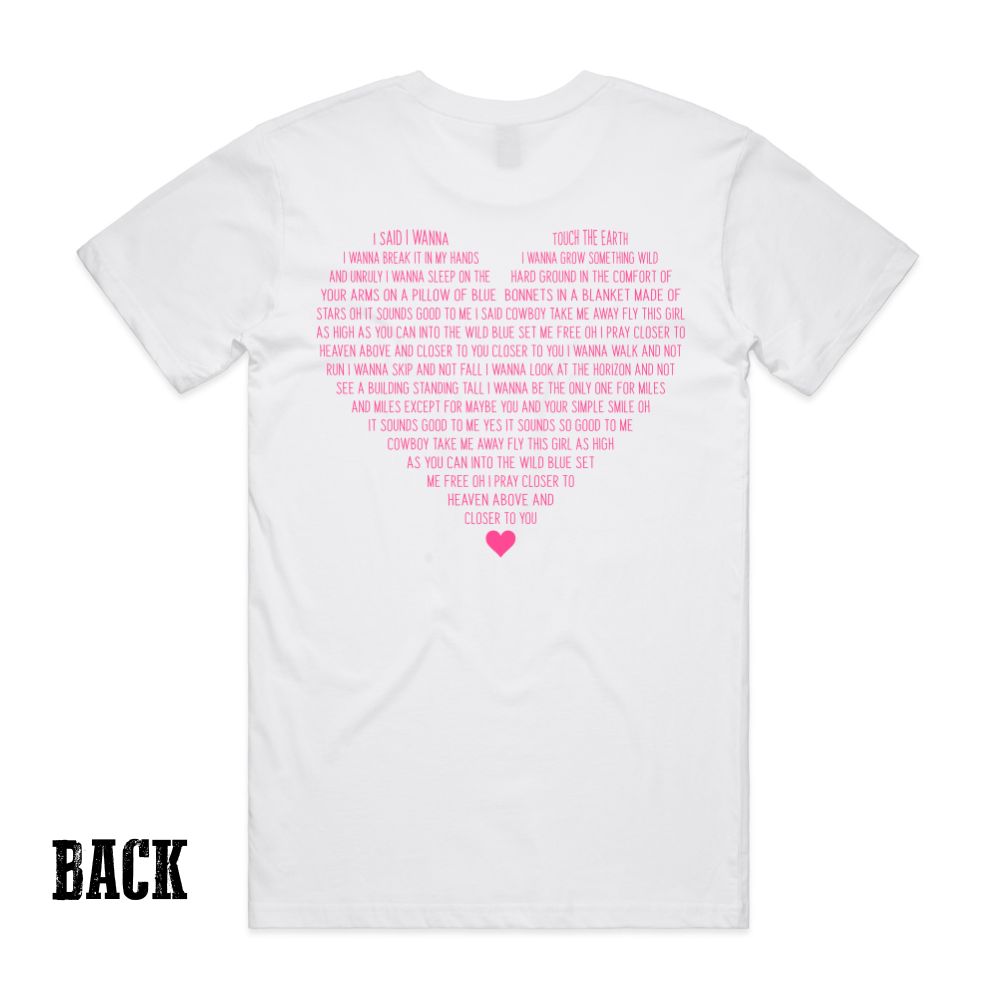 Cowboy Take Me Away Lyrics Tee