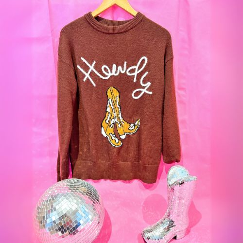 Howdy Knit Sweater (ONE LEFT - MEDIUM)