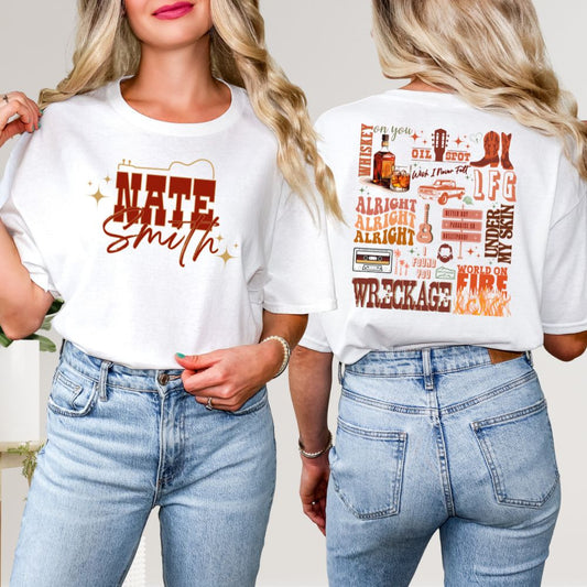 Nate Smith Set List Tee