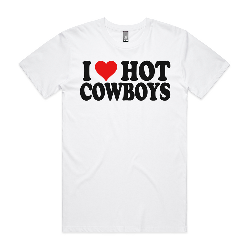 
            
                Load image into Gallery viewer, I Heart Hot Cowboys Tee
            
        
