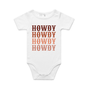 
            
                Load image into Gallery viewer, Howdy Onesie
            
        