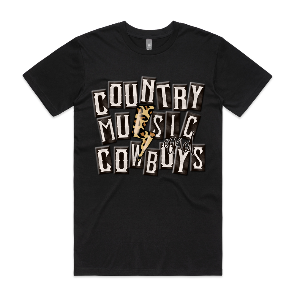 Leopard Country Music Tee