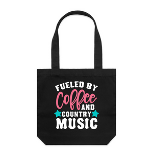 
            
                Load image into Gallery viewer, Coffee and Country Music Tote
            
        