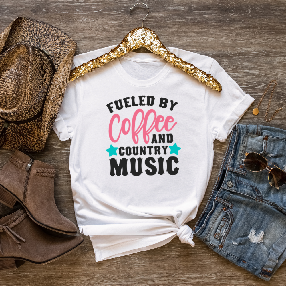 Coffee and Country Music Tee