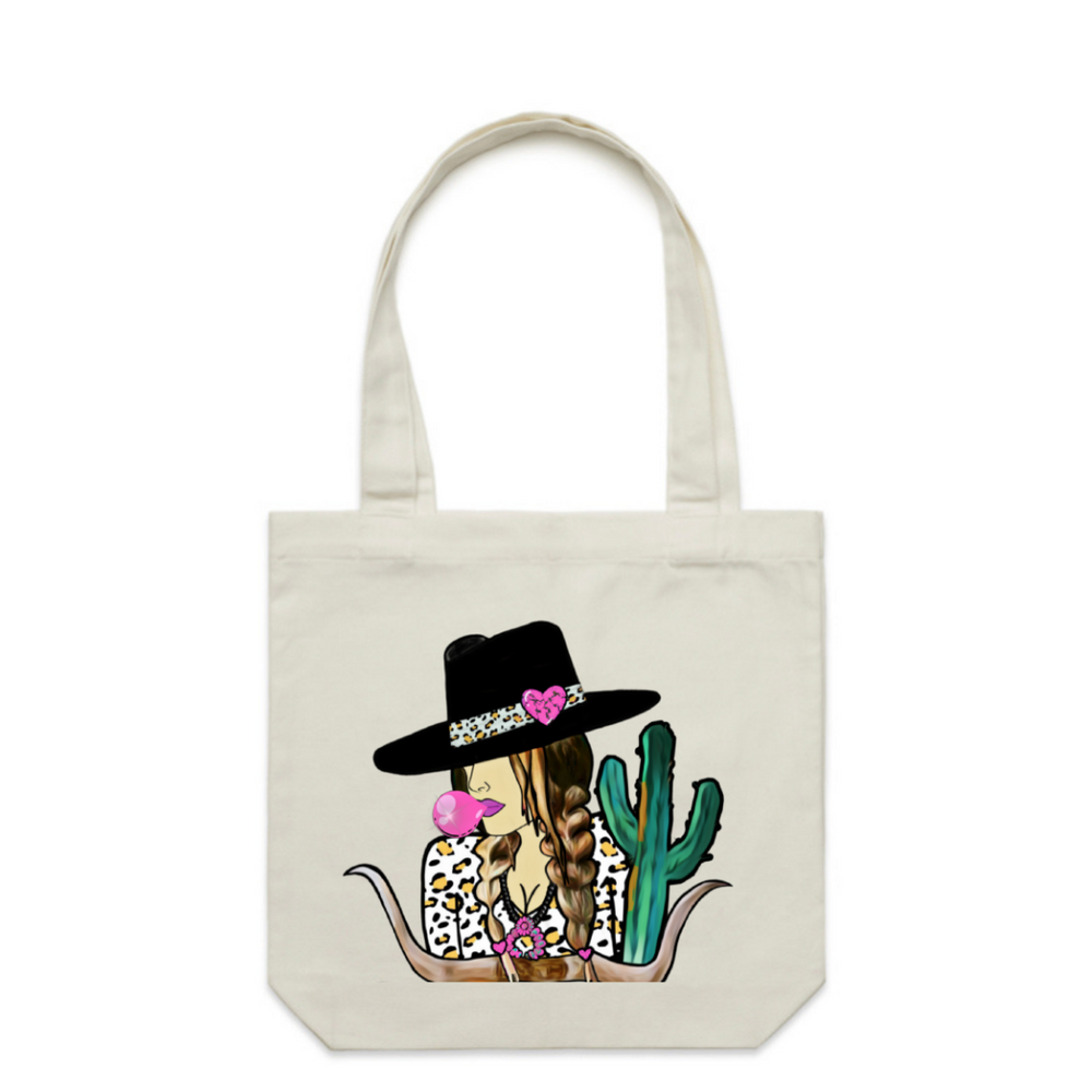 Punchy Brunette Tote