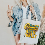 Country Music Junkie Tote