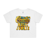 Country Music Junkie Crop
