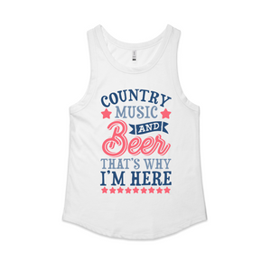Country Music and Beer Singlet