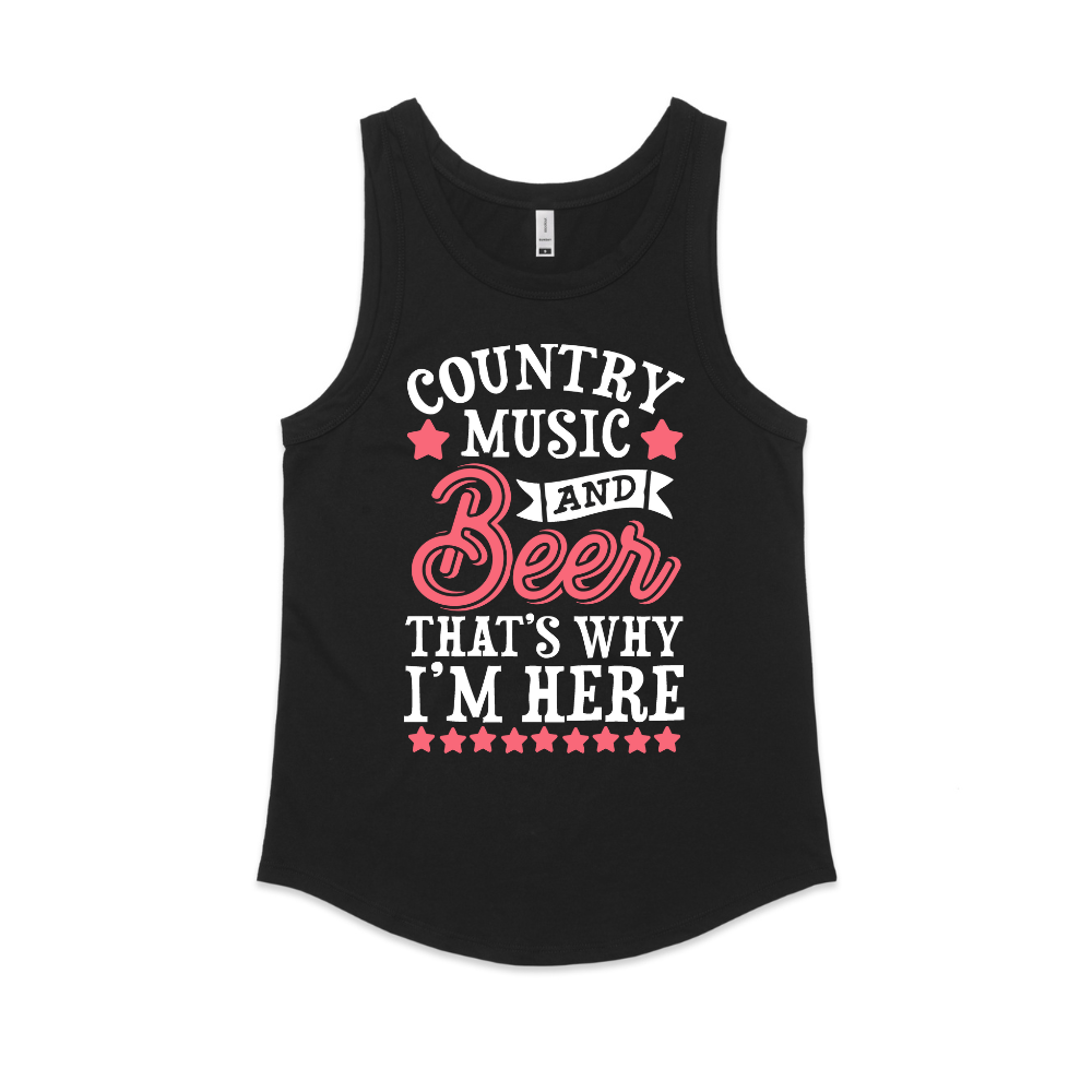 Country Music and Beer Singlet