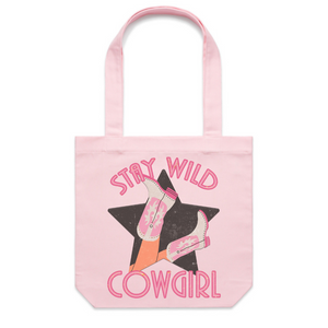 
            
                Load image into Gallery viewer, Stay Wild Cowgirl Tote
            
        