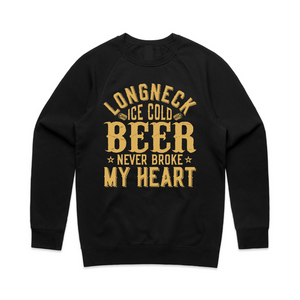 
            
                Load image into Gallery viewer, Beer Never Broke My Heart Sweatshirt
            
        